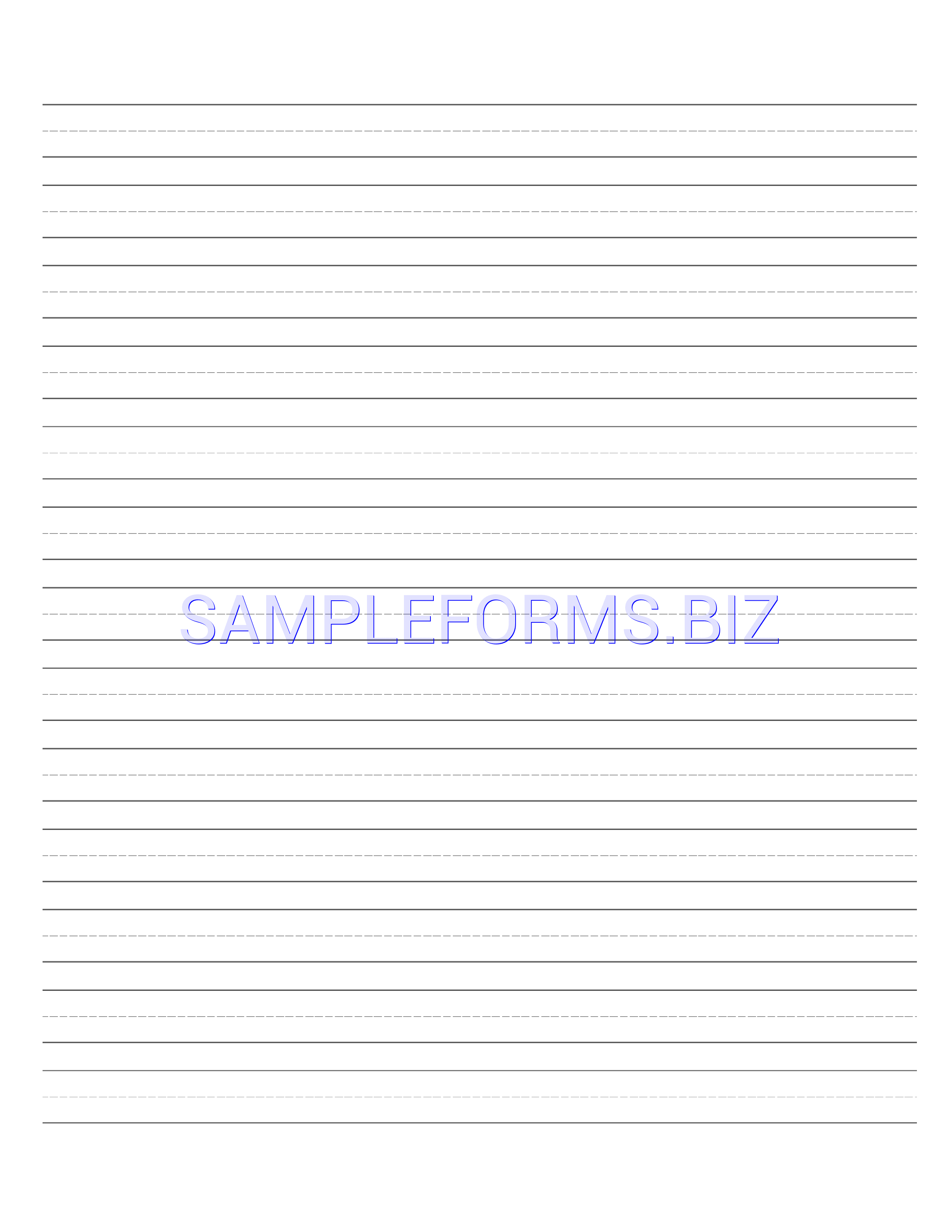Preview free downloadable Vertical Handwriting Paper in PDF (page 1)